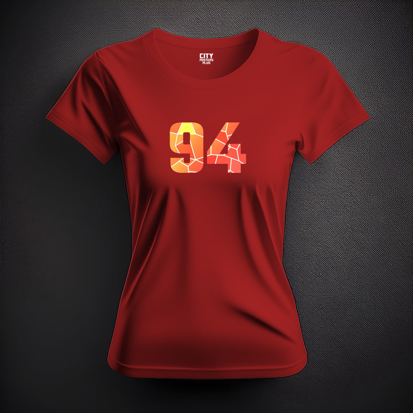 94 Number Women T-Shirt (Red)