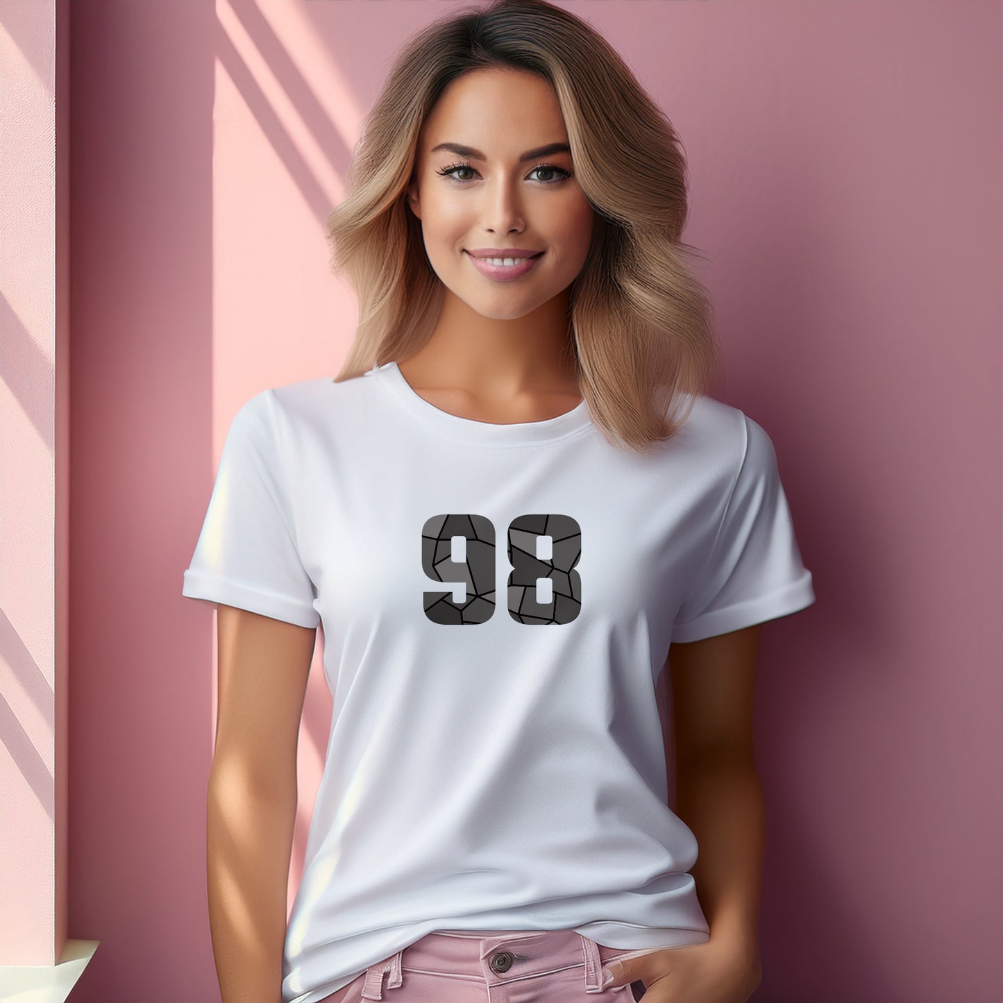 98 Number Women T-Shirt (White)
