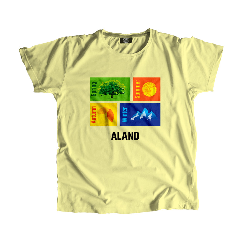 ALAND Seasons Men Unisex T-Shirt (Butter Yellow)