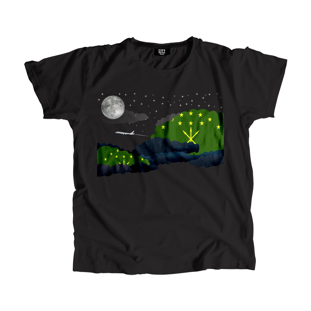 Adygea Night Clouds Men Unisex T-Shirt
