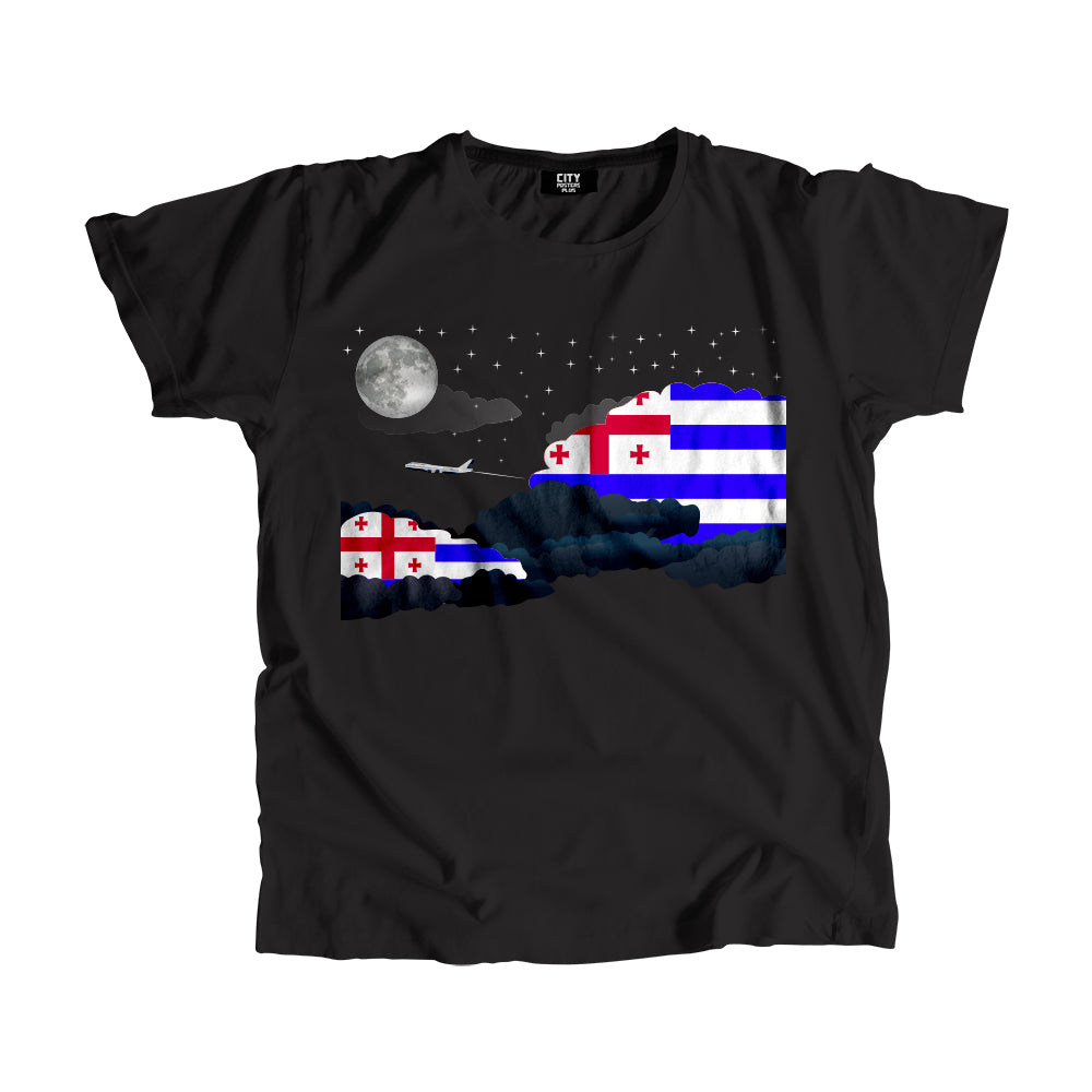 Ajaria Night Clouds Men Unisex T-Shirt