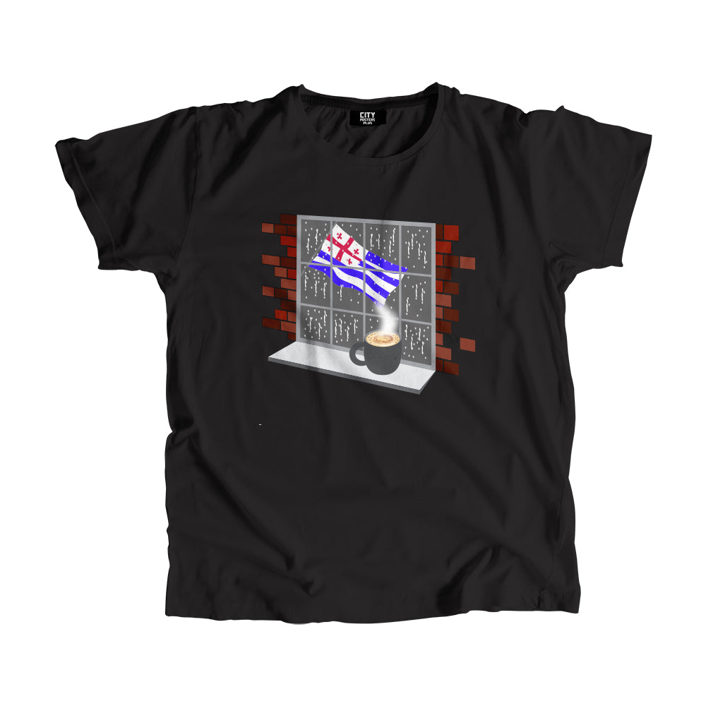 Ajaria Coffee Rain Men Unisex T-Shirt