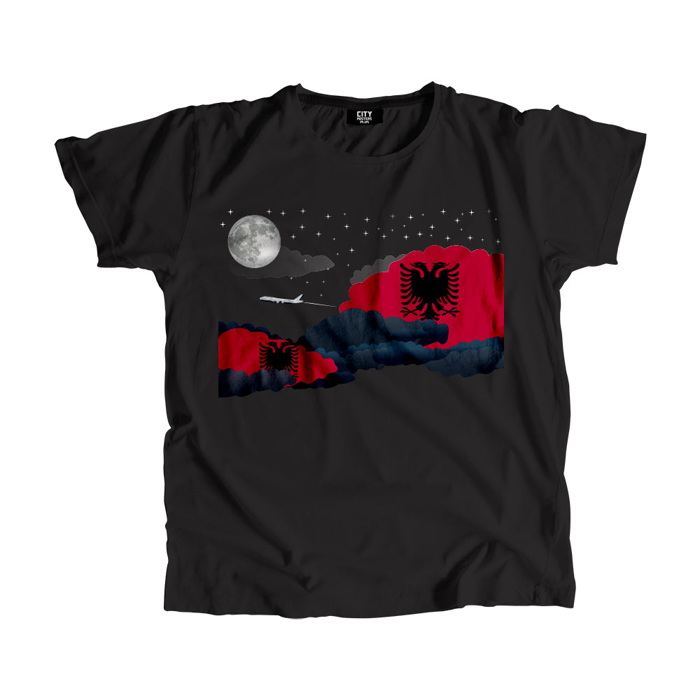 Albania Night Clouds Men Unisex T-Shirt