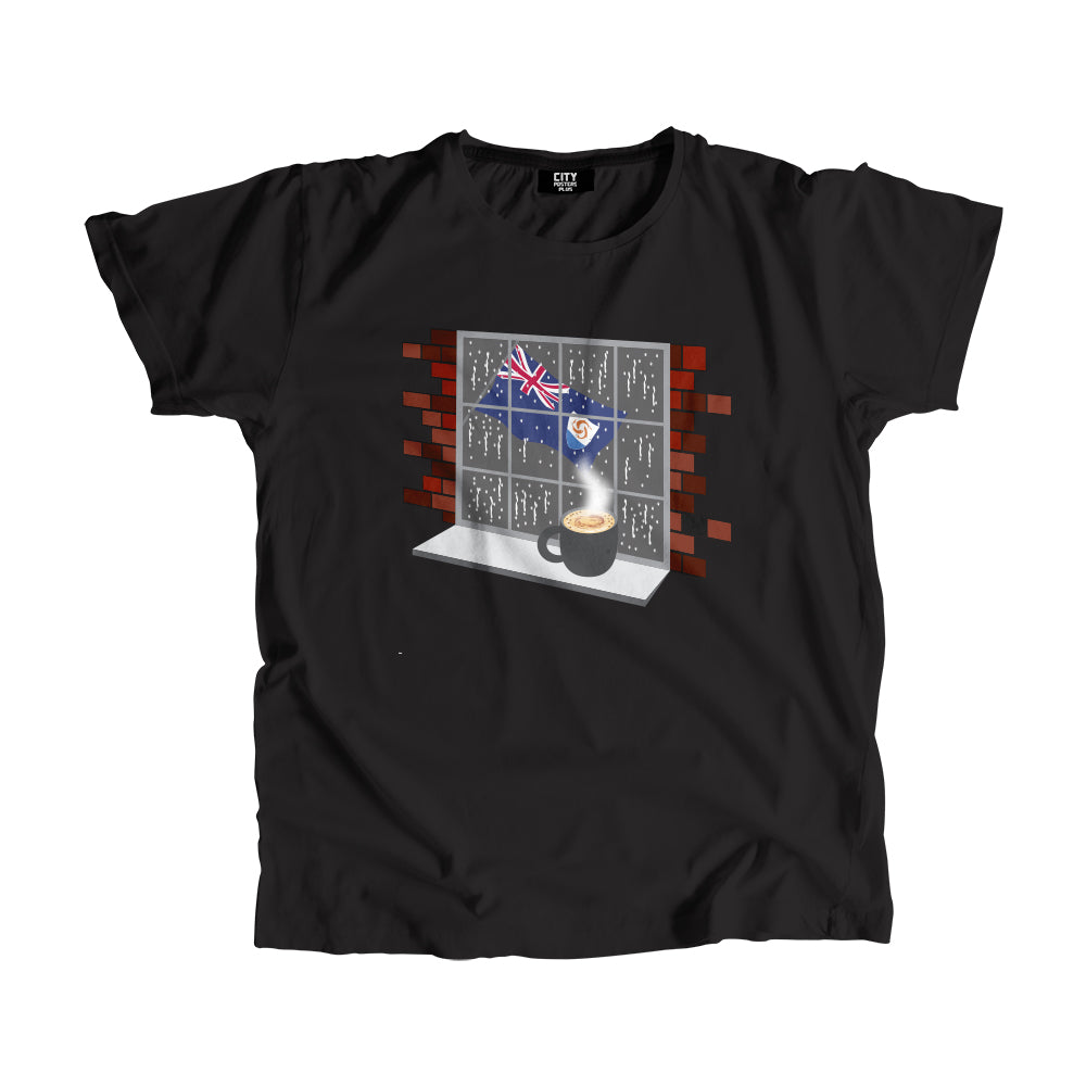 Anguilla Coffee Rain Men Unisex T-Shirt