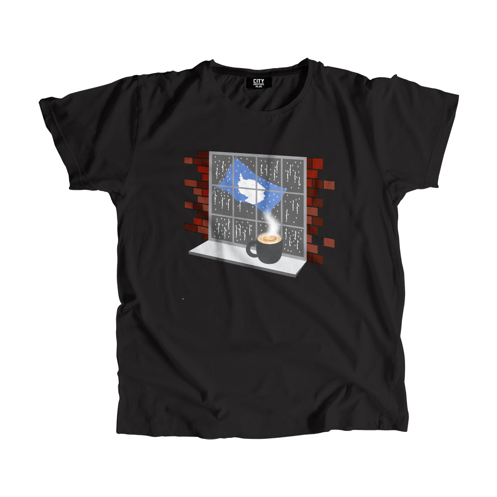 Antarctica Coffee Rain Men Unisex T-Shirt