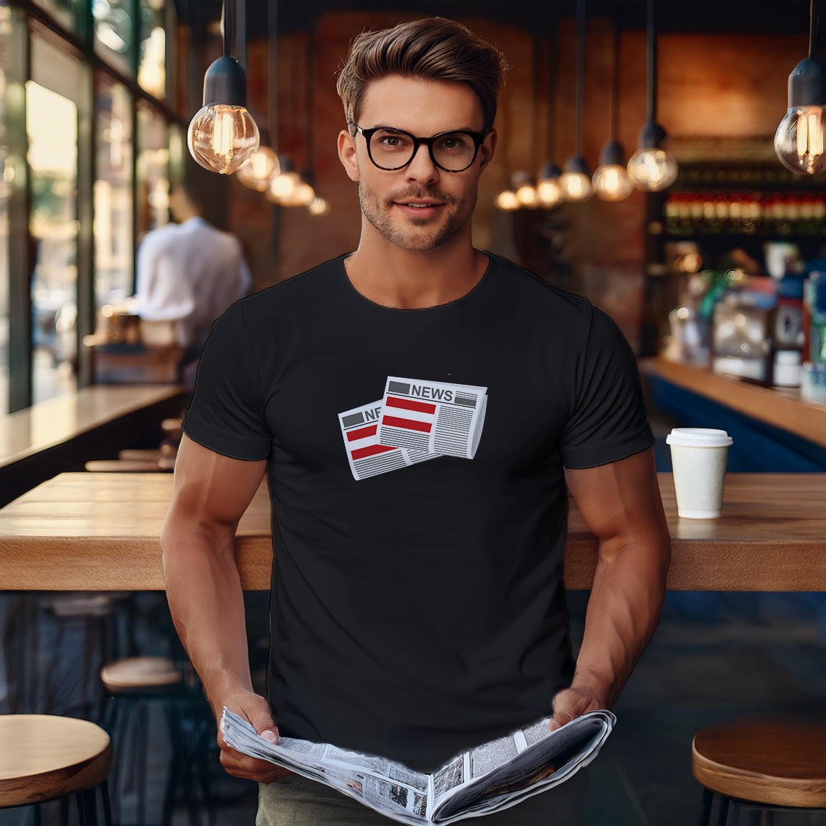 Austria Newspapers Men Unisex T-Shirt 