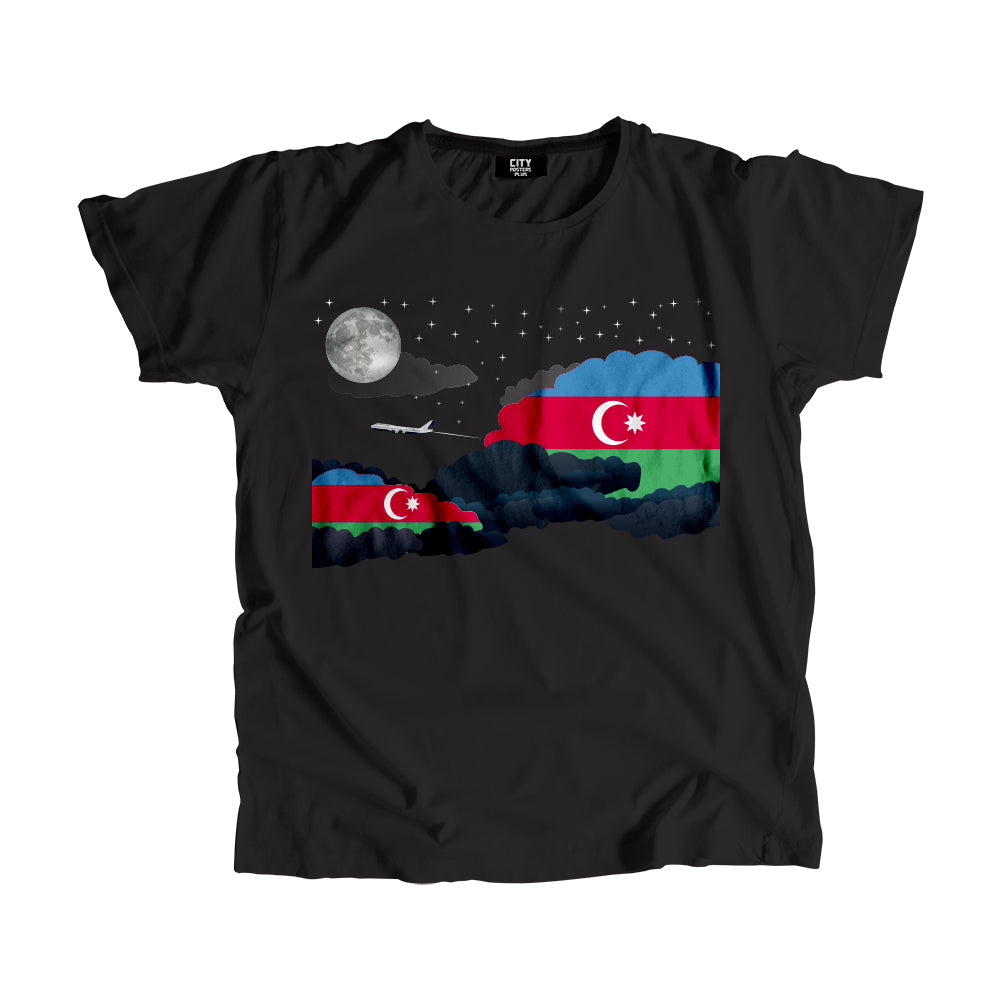Azerbaijan Night Clouds Men Unisex T-Shirt