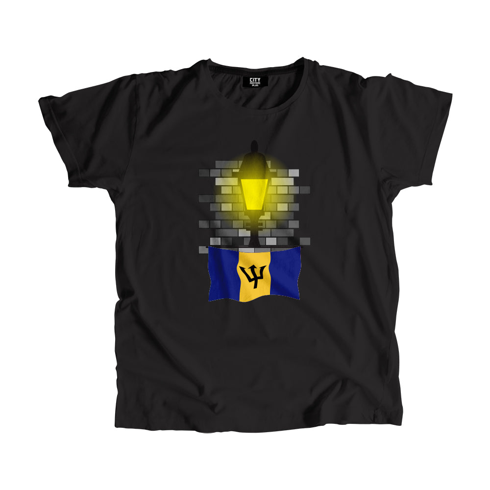 Barbados Street Lamp Bricks Men Unisex T-Shirt