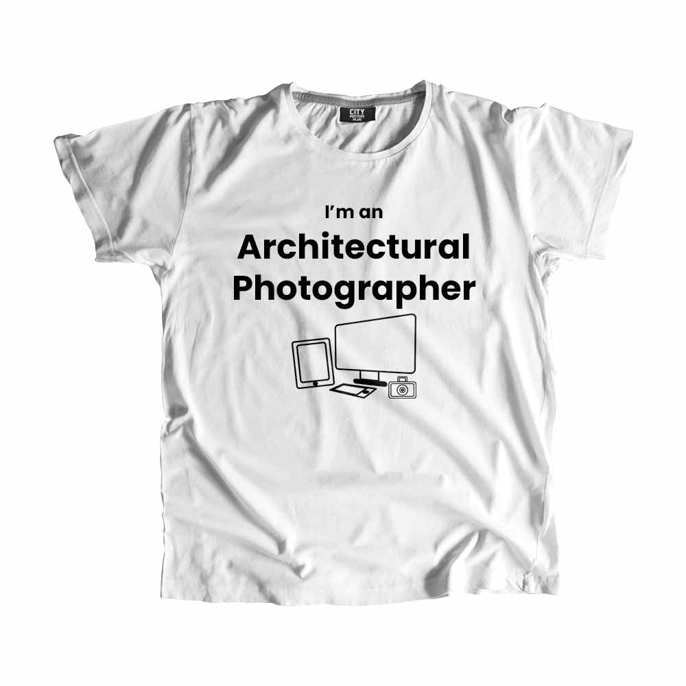 Architectural Photographer Men Unisex T-Shirt (White)