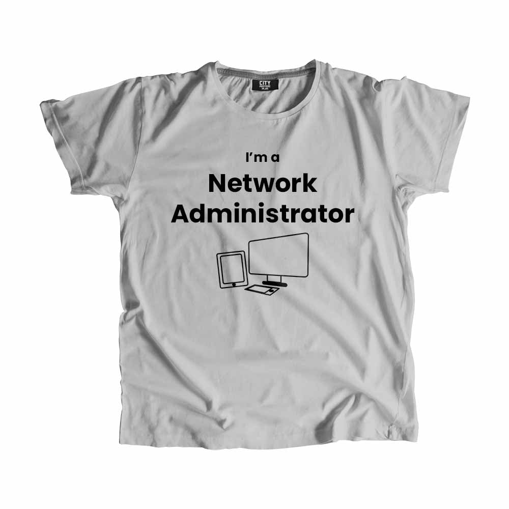 Network Administrator Men Unisex T-Shirt (Melange Grey)