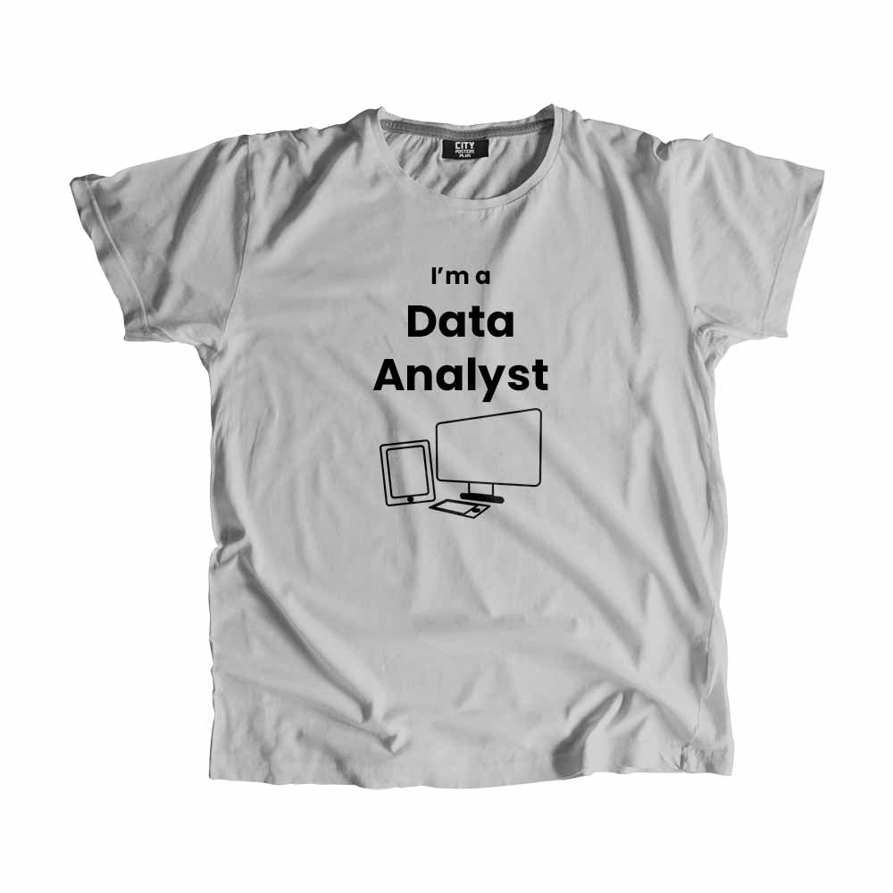 Data Analyst Men Unisex T-Shirt (Melange Grey)