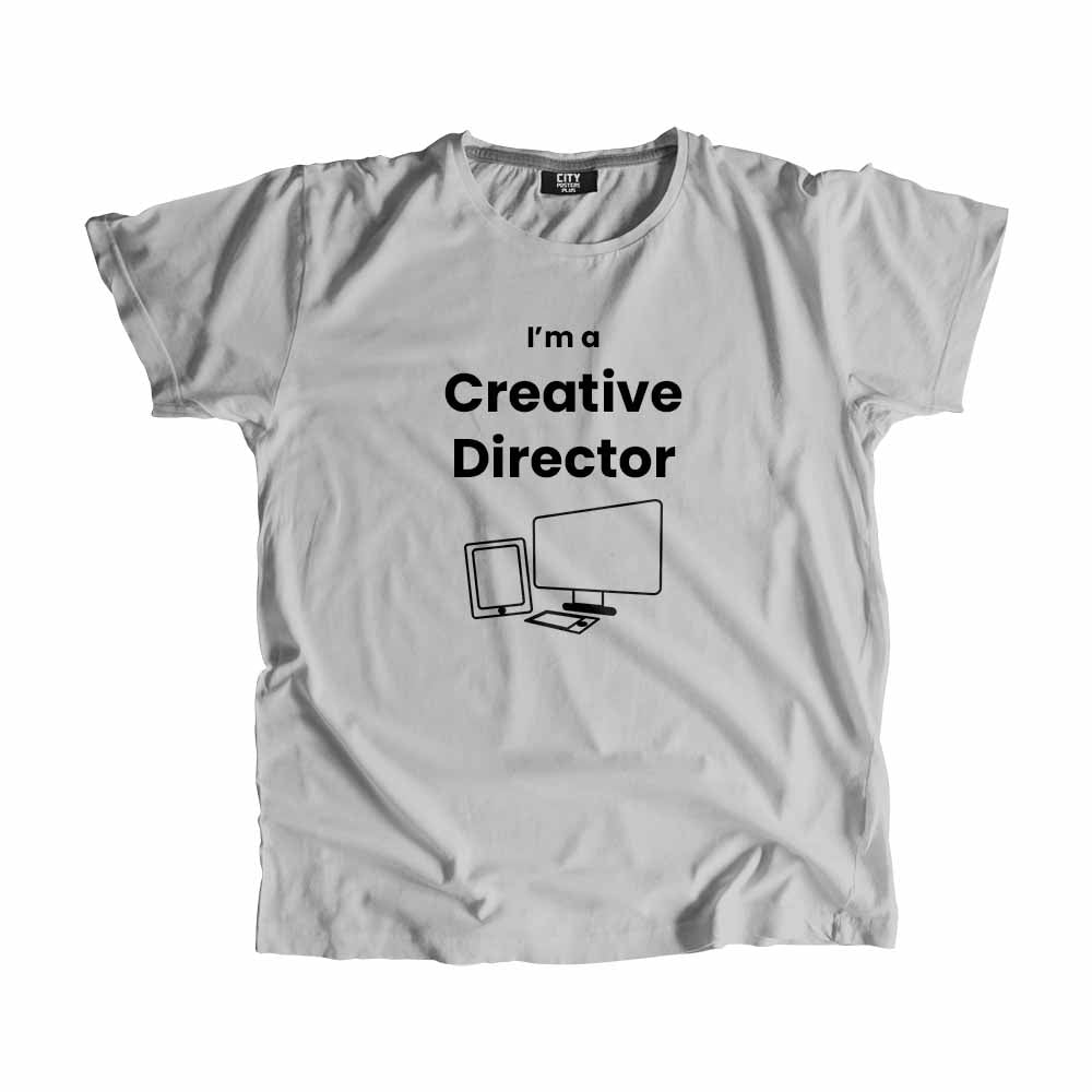 Creative Director Men Unisex T-Shirt (Melange Grey)
