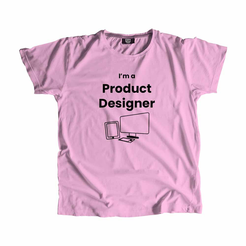 Product Designer Men Unisex T-Shirt (Light Pink)