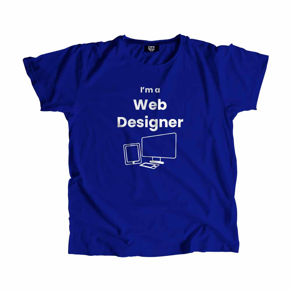 Web Designer Men Unisex T-Shirt (Royal Blue)