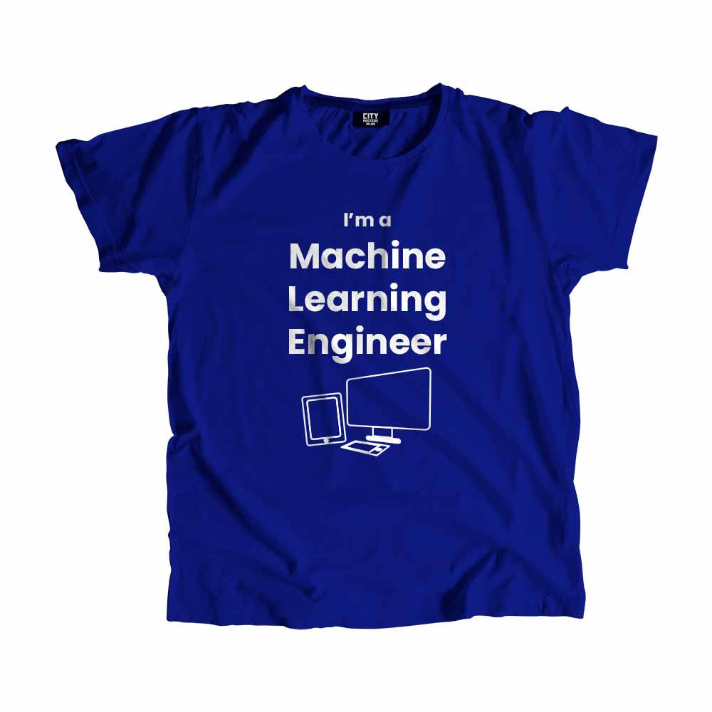 Machine Learning Engineer Men Unisex T-Shirt (Royal Blue)