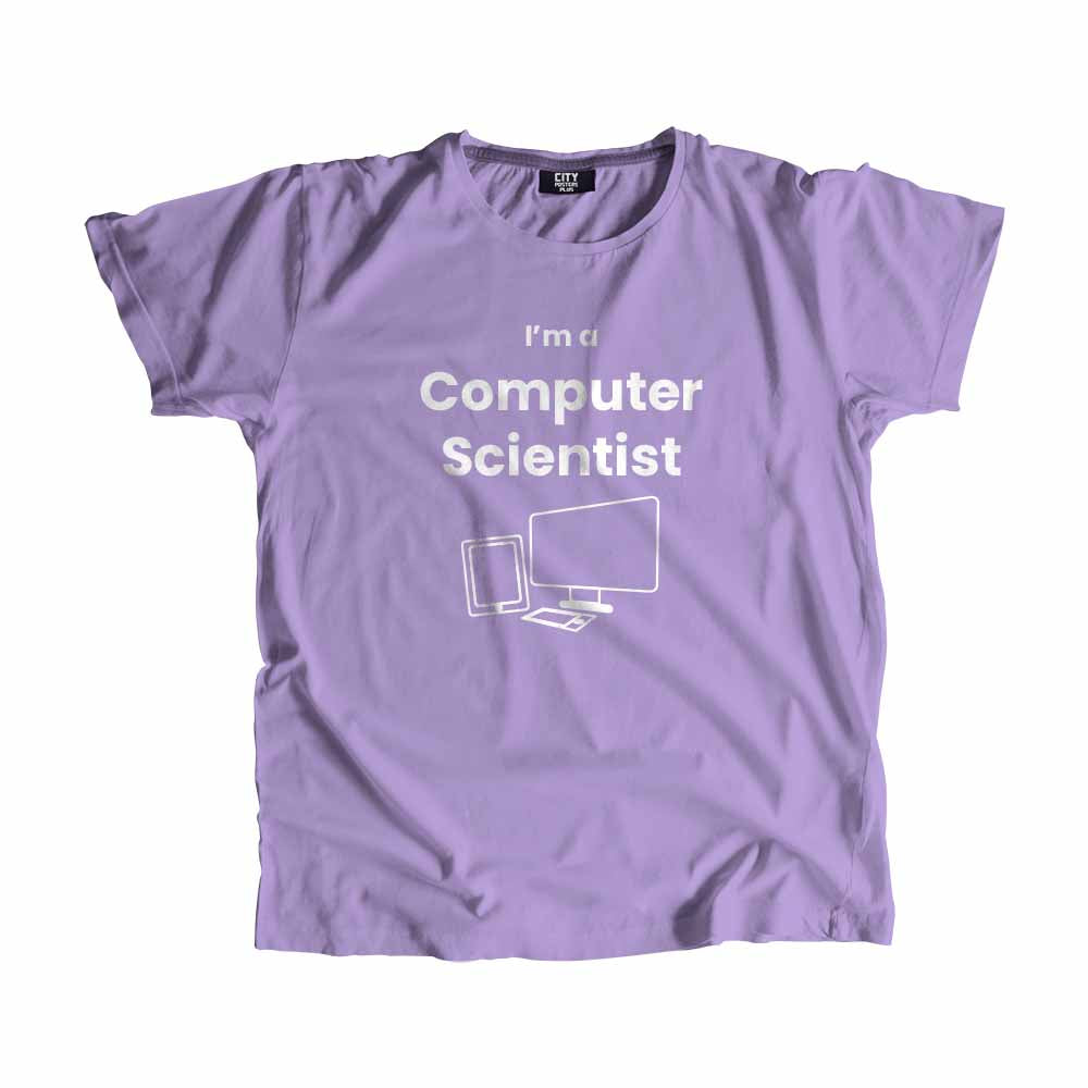 Computer Scientist Men Unisex T-Shirt (Iris Lavender)