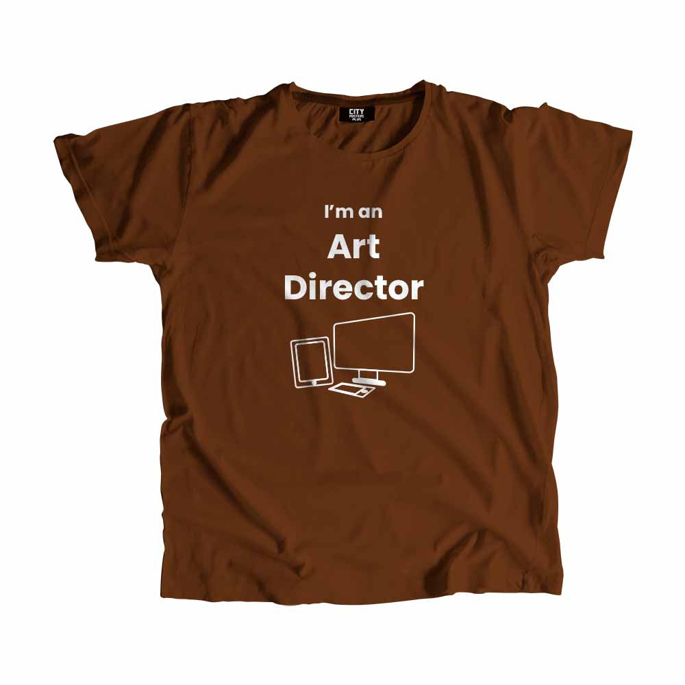 Art Director Men Unisex T-Shirt (Brown)