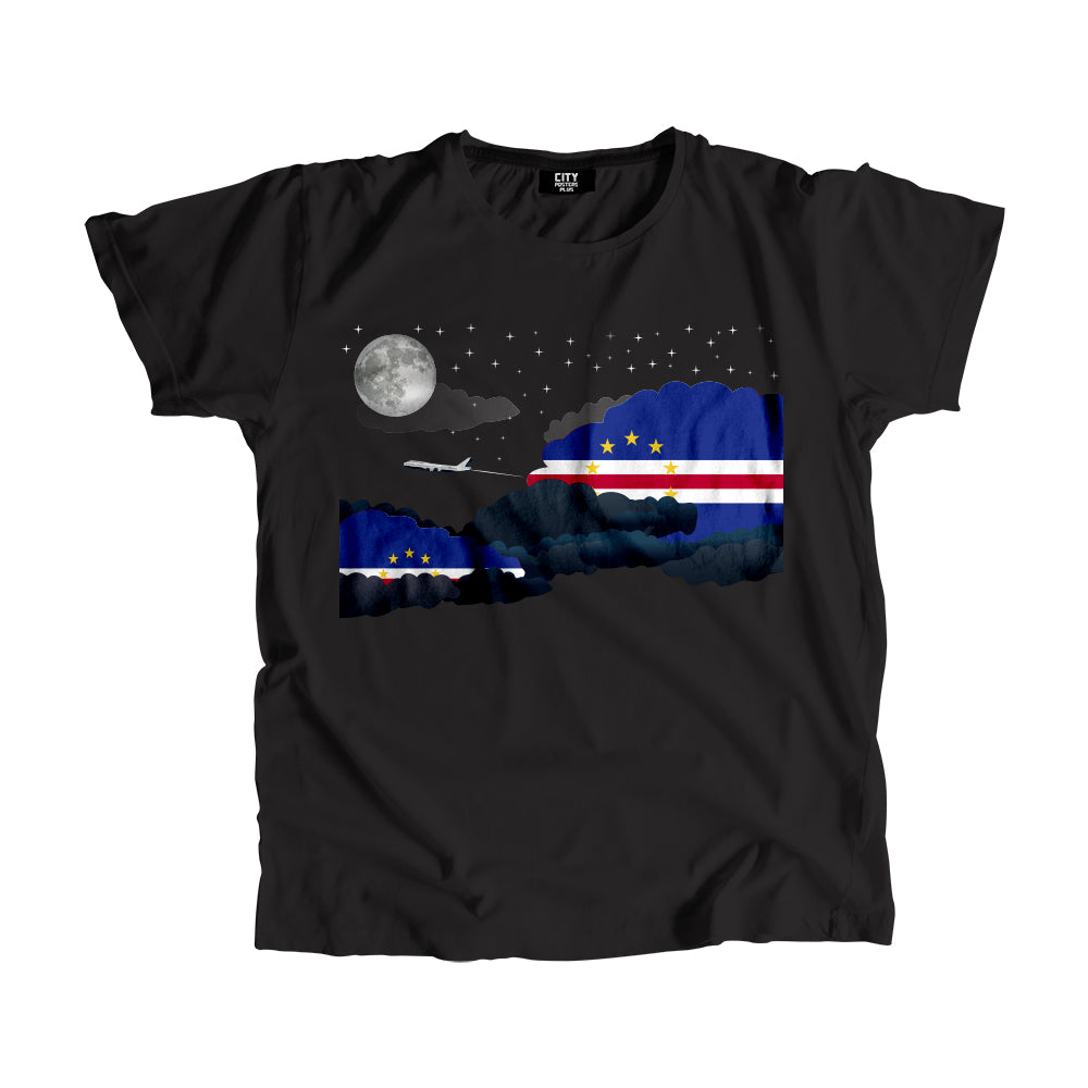 Cape Verde Night Clouds Men Unisex T-Shirt
