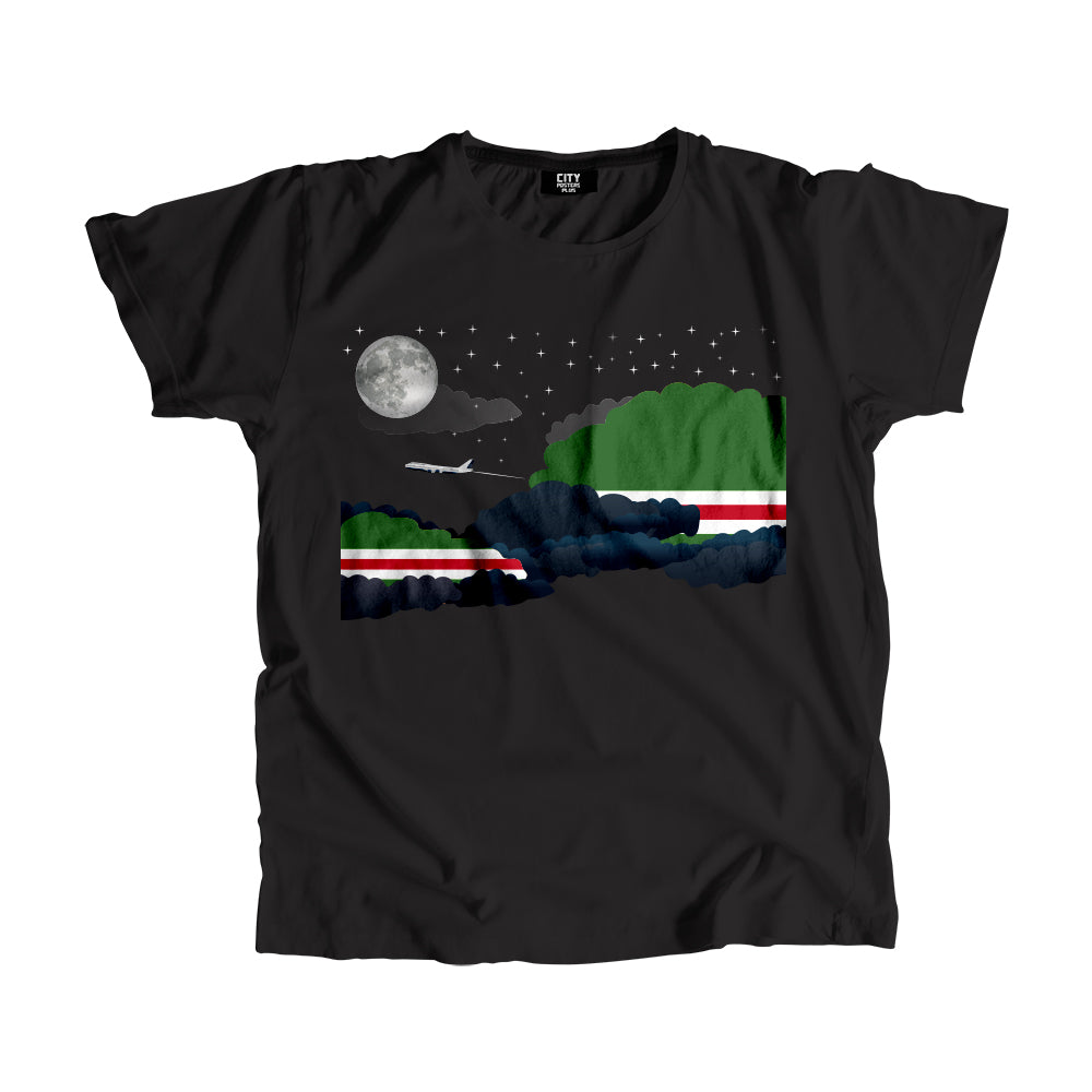 Chechen Republic of Ichkeria Night Clouds Men Unisex T-Shirt