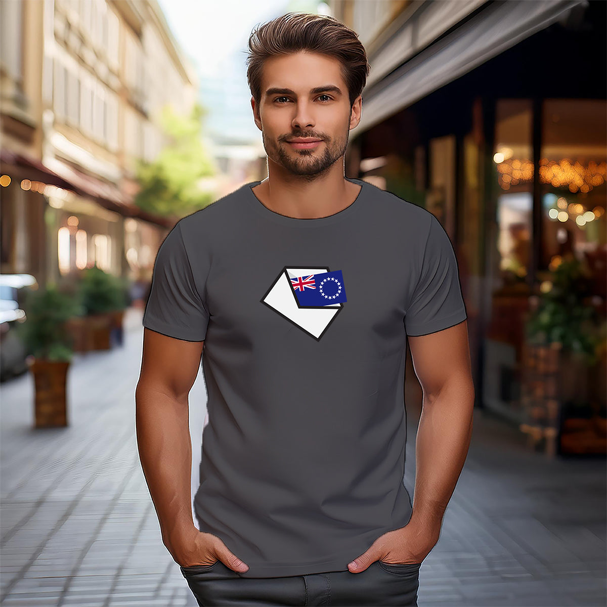 Cook Islands Mail Men Unisex T-Shirt
