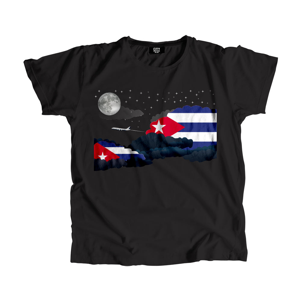 Cuba Night Clouds Men Unisex T-Shirt