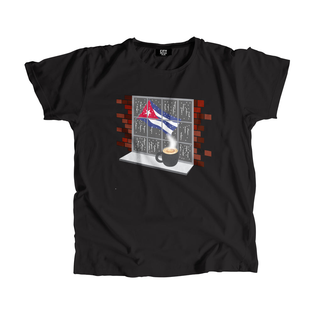 Cuba Coffee Rain Men Unisex T-Shirt
