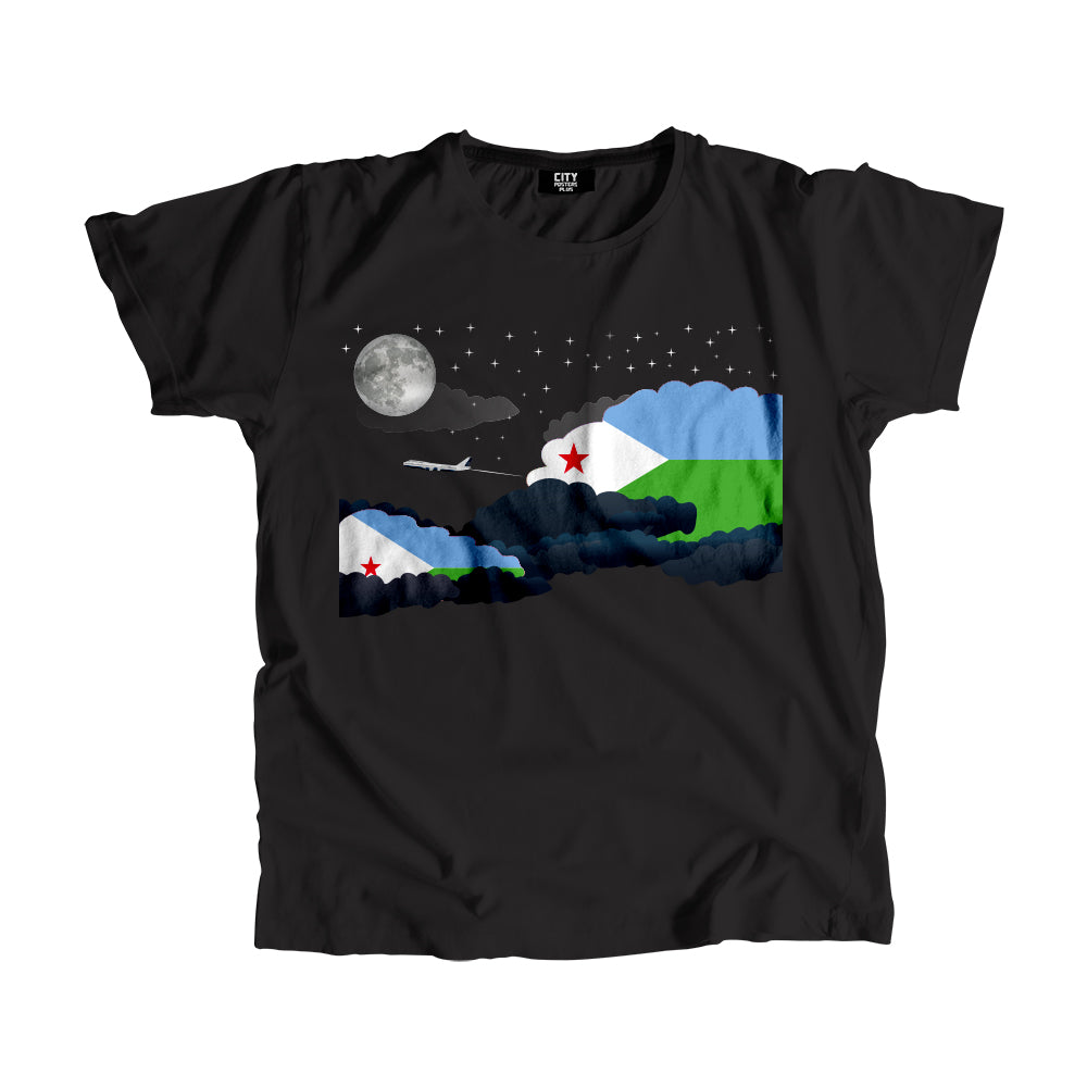 Djibouti Night Clouds Men Unisex T-Shirt