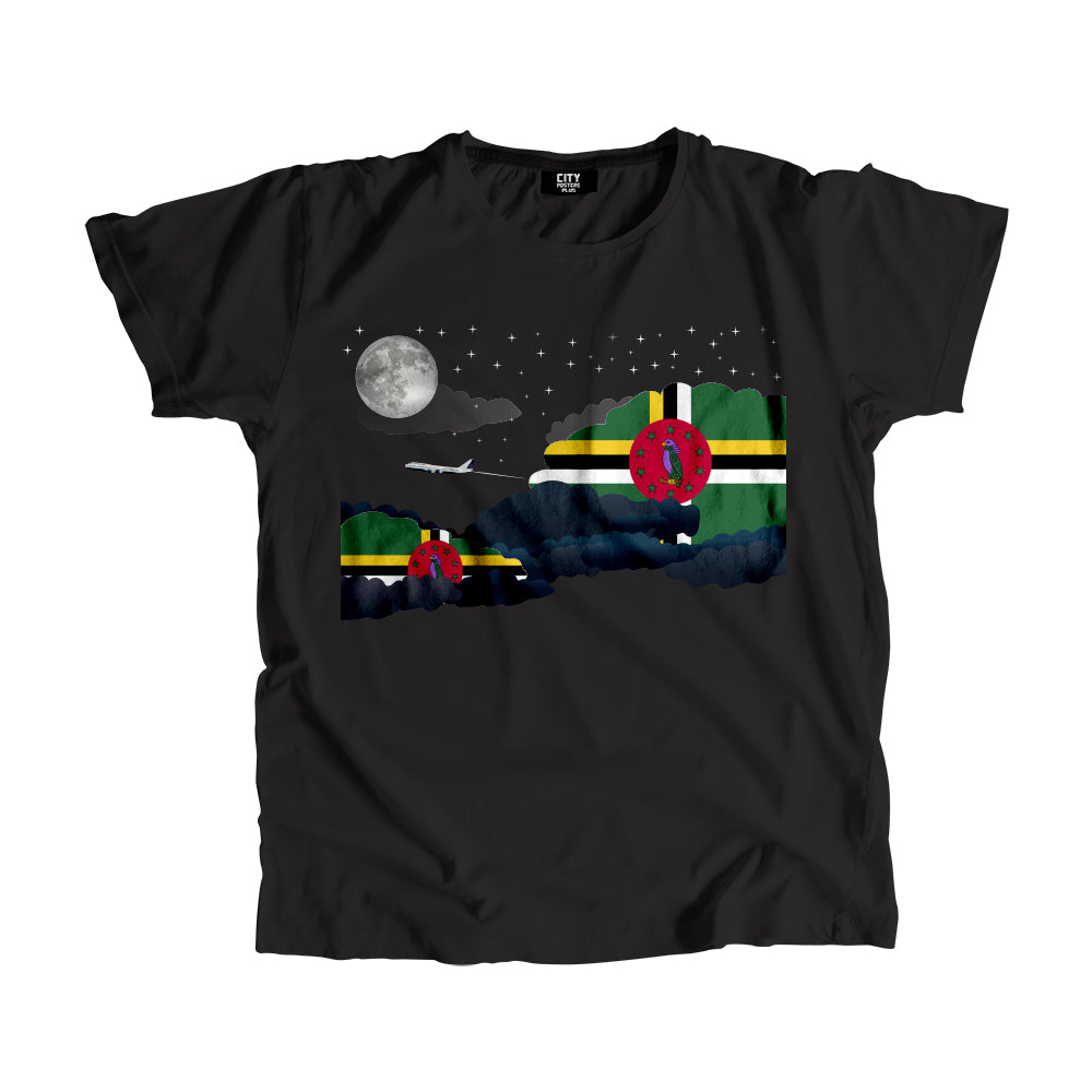 Dominica Night Clouds Men Unisex T-Shirt