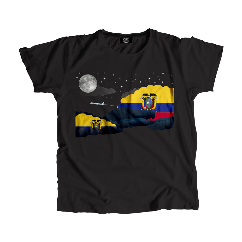 Ecuador Night Clouds Men Unisex T-Shirt