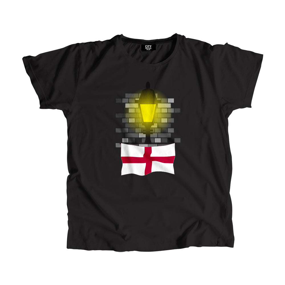 England Street Lamp Bricks Men Unisex T-Shirt