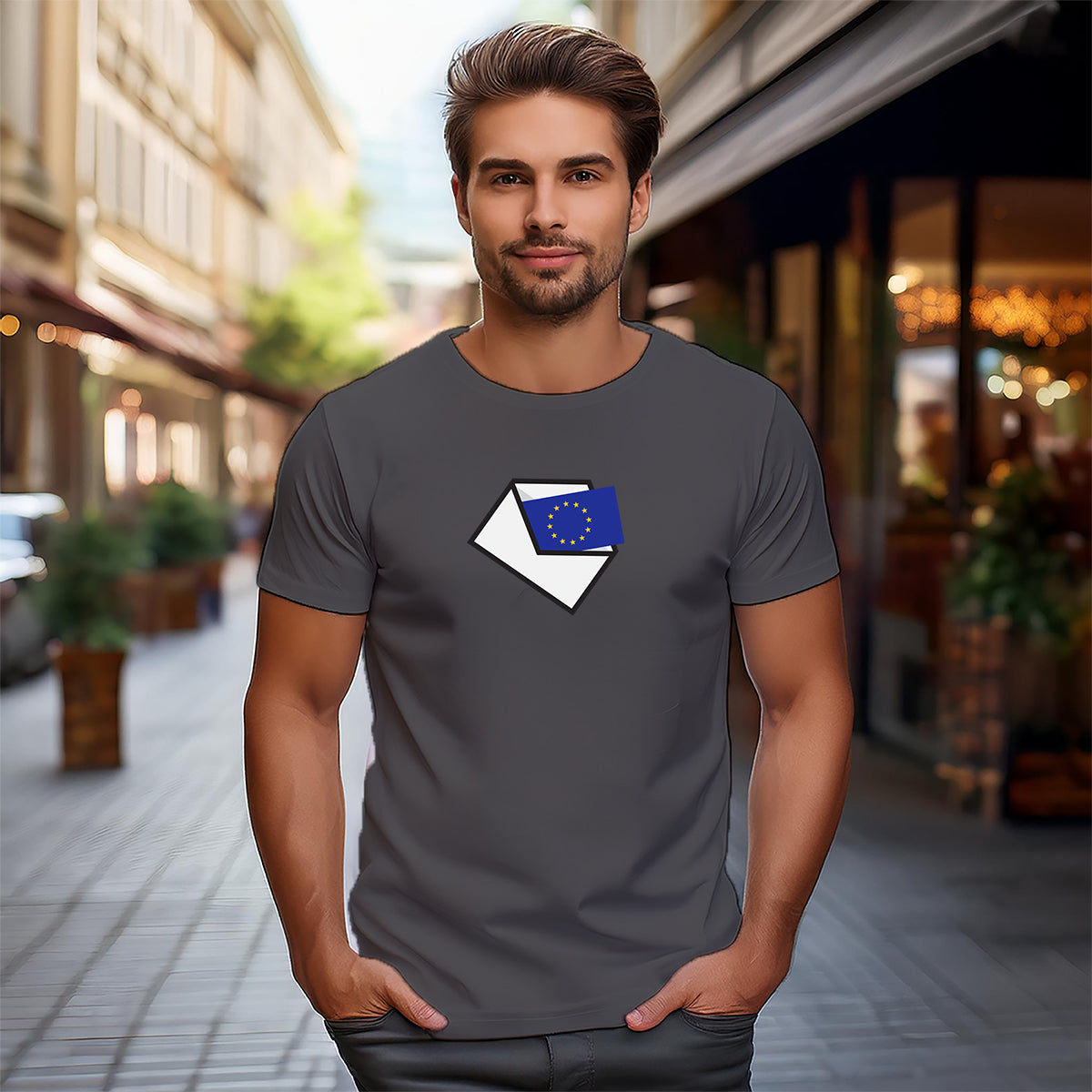 European Union Mail Men Unisex T-Shirt