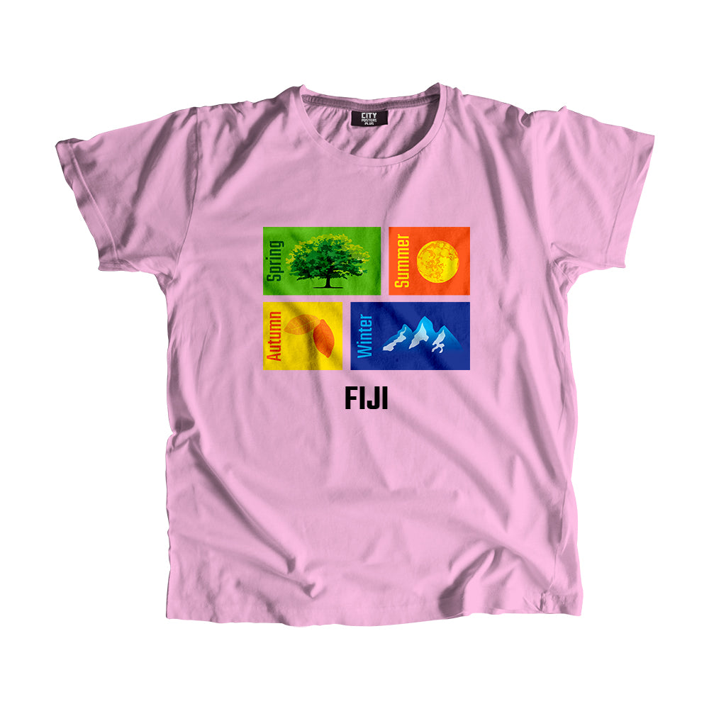FIJI Seasons Men Unisex T-Shirt (Liril Green)