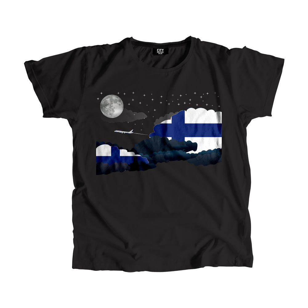 Finland Night Clouds Men Unisex T-Shirt