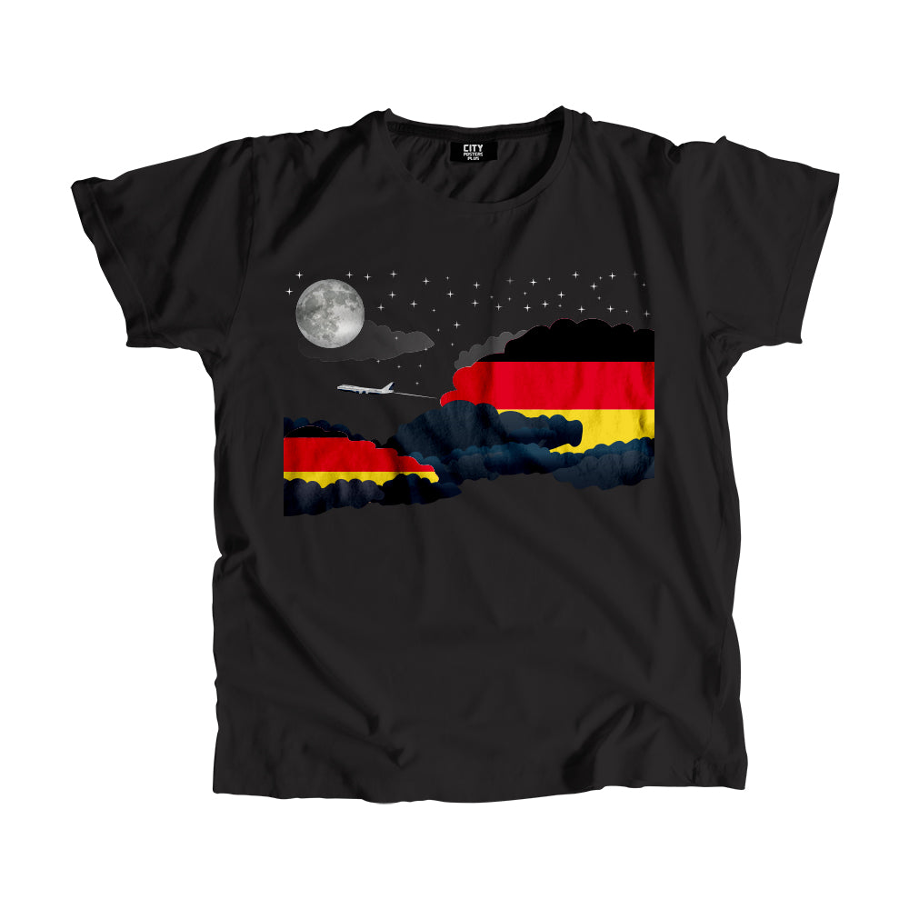 Germany Night Clouds Men Unisex T-Shirt