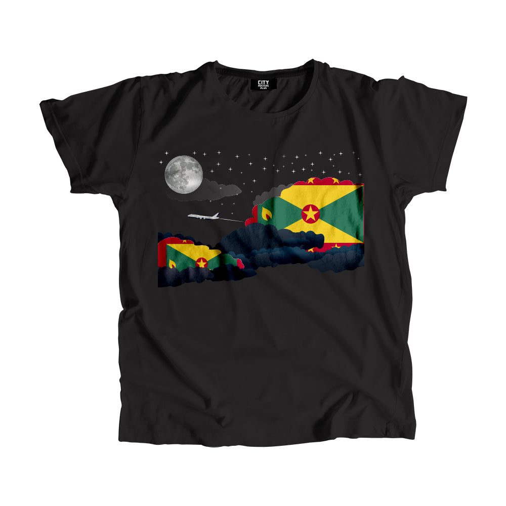 Grenada Night Clouds Men Unisex T-Shirt