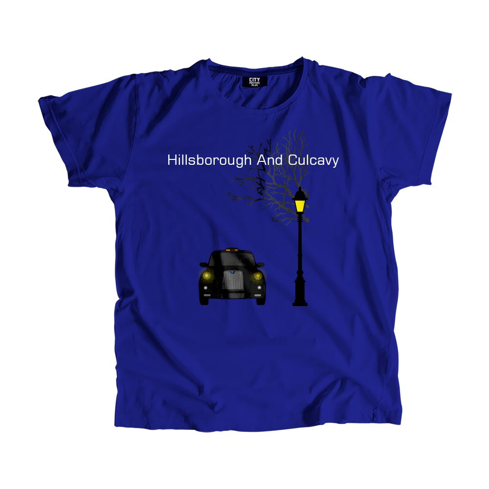 Hillsborough And Culcavy Black Taxi Men Unisex T-Shirt