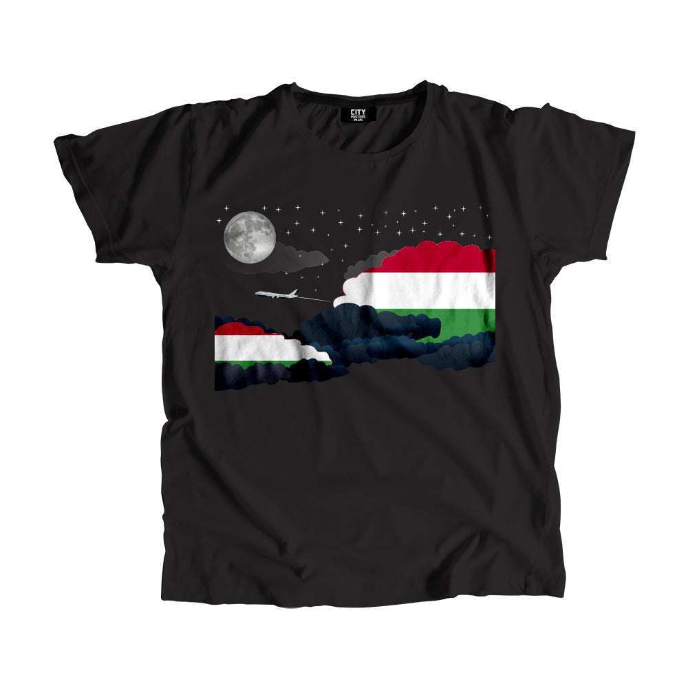 Hungary Night Clouds Men Unisex T-Shirt