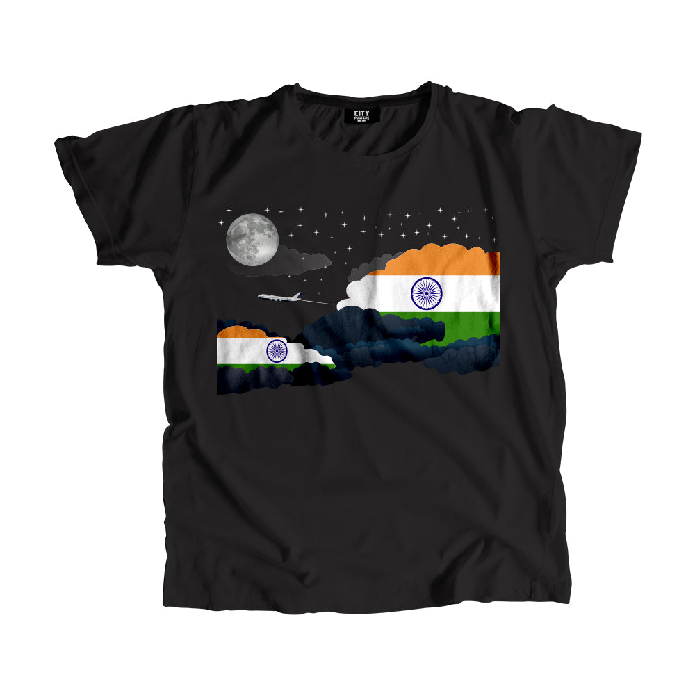 India Night Clouds Men Unisex T-Shirt