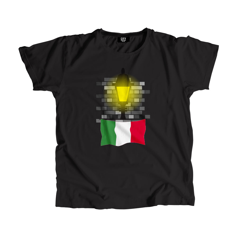 Italy Street Lamp Bricks Men Unisex T-Shirt