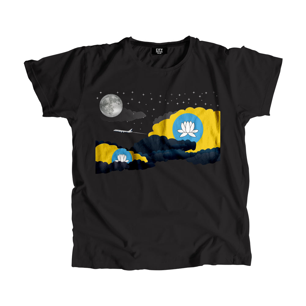 Kalmykia Night Clouds Men Unisex T-Shirt
