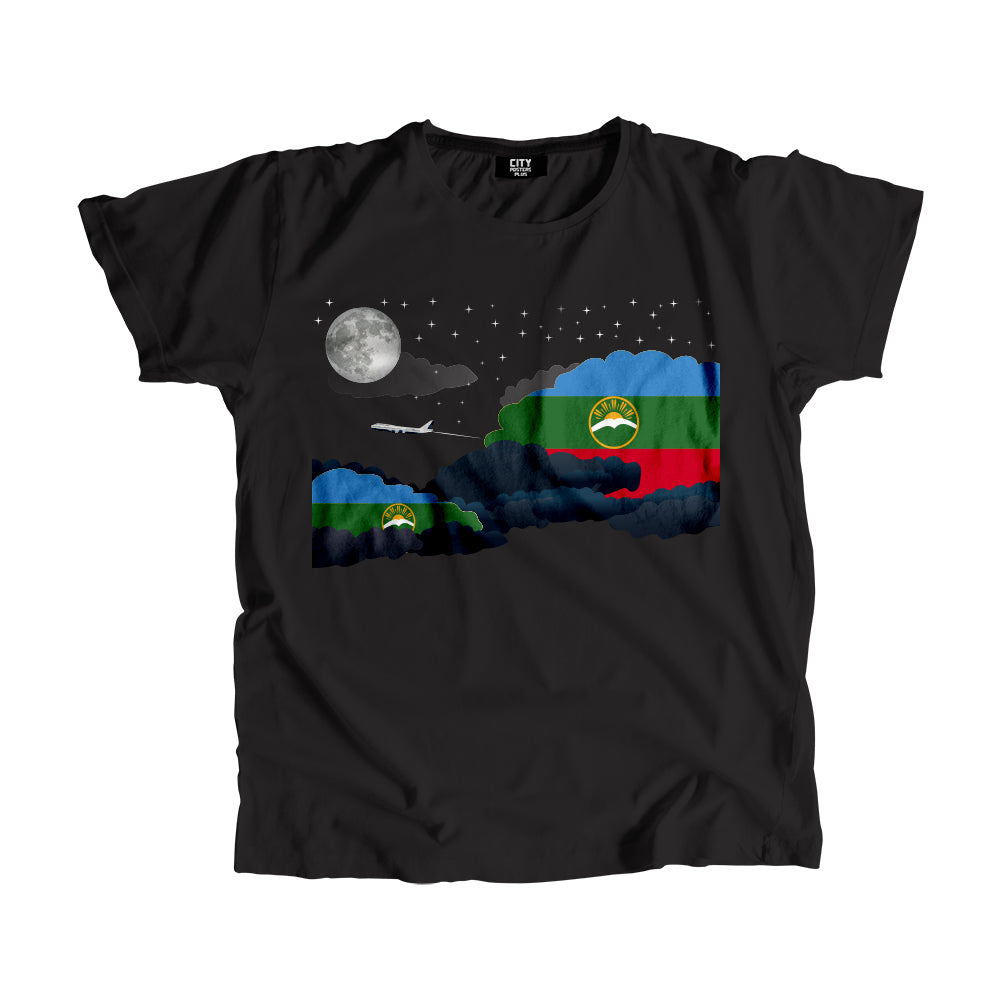 Karachay-Cherkessia Night Clouds Men Unisex T-Shirt