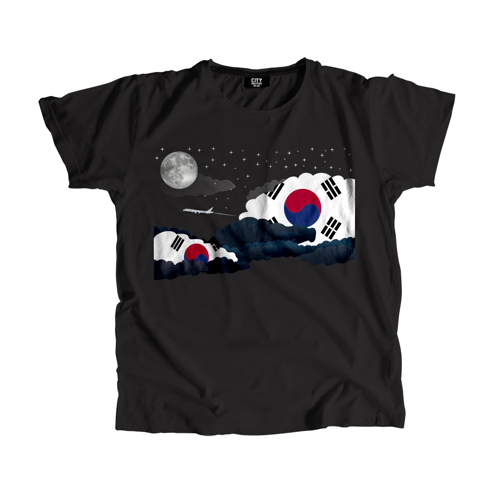 Korea, South Night Clouds Men Unisex T-Shirt