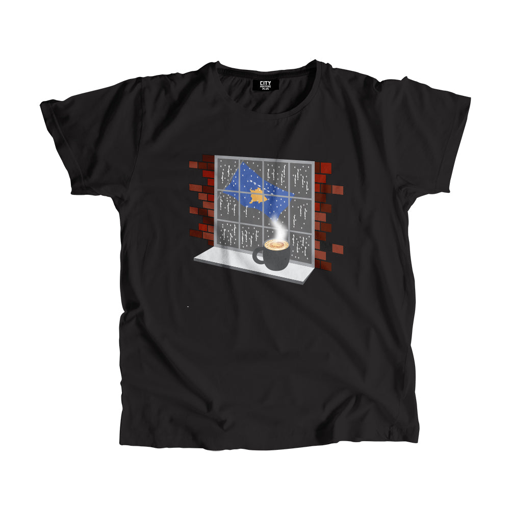 Kosovo Coffee Rain Men Unisex T-Shirt