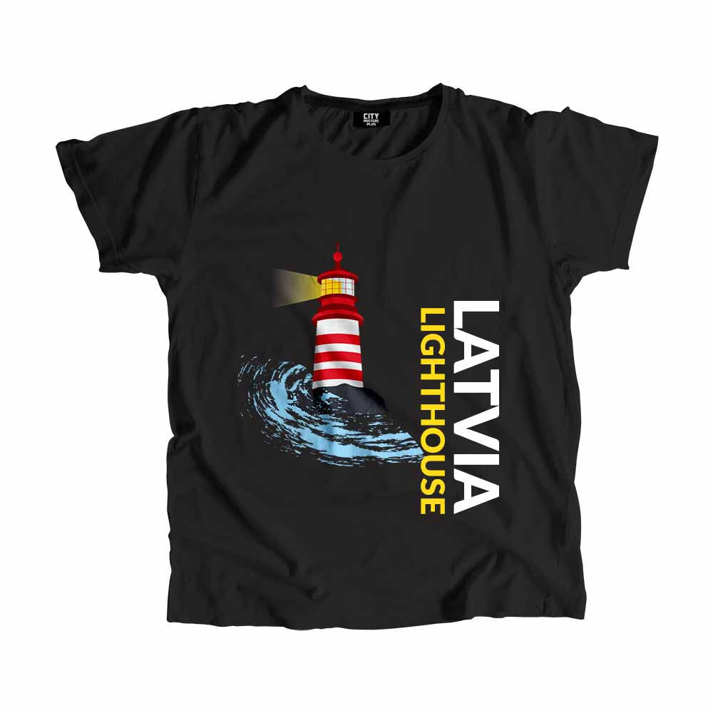LATVIA Lighthouse Men Unisex T-Shirt