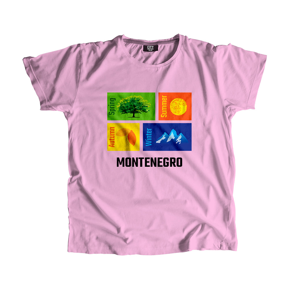 MONTENEGRO Seasons Men Unisex T-Shirt (Liril Green)