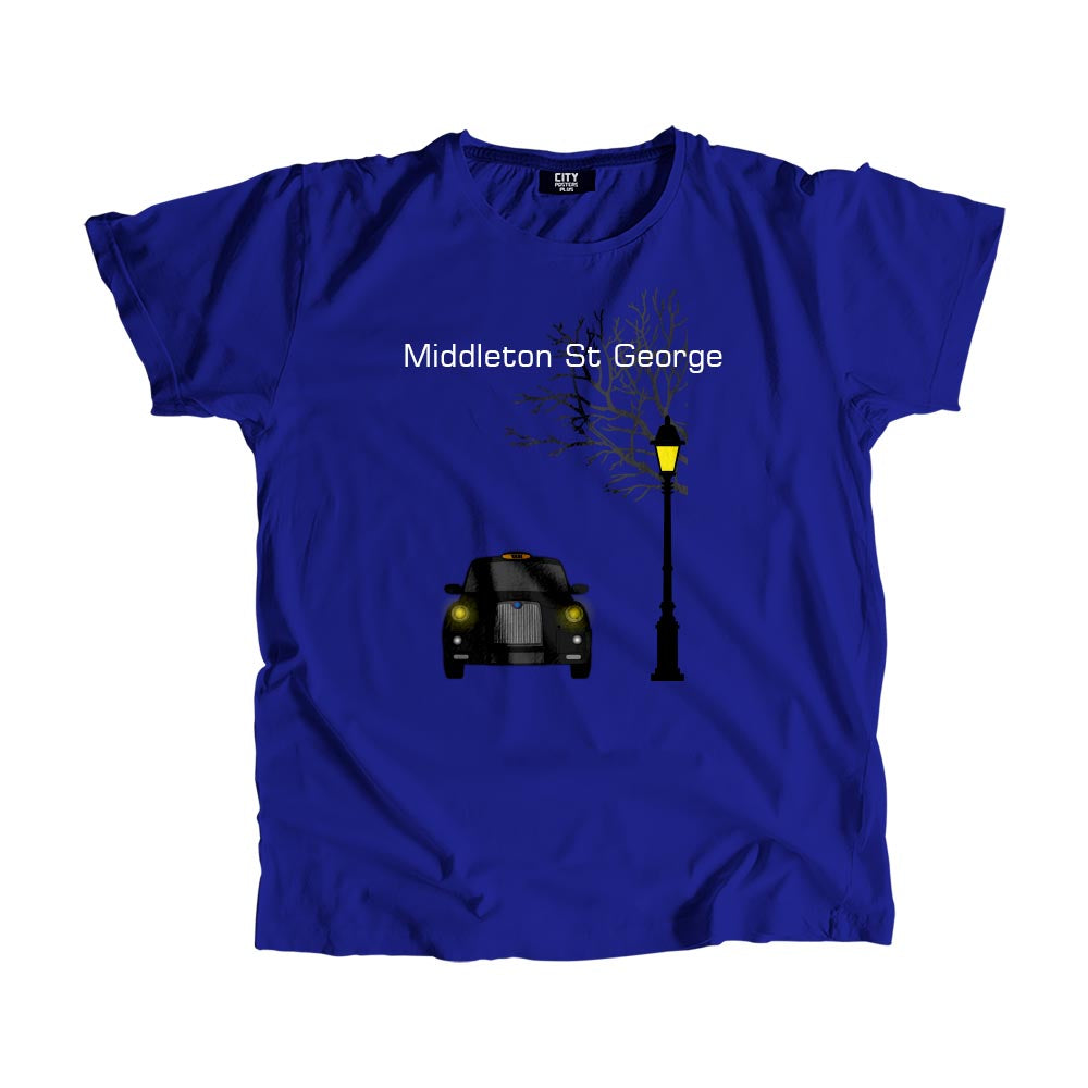 Middleton St George Black Taxi Men Unisex T-Shirt