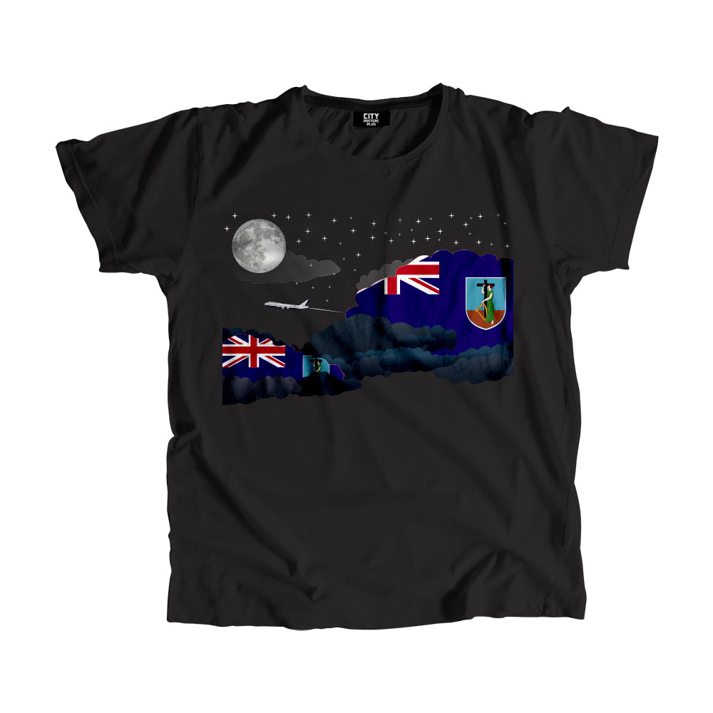 Montserrat Night Clouds Men Unisex T-Shirt