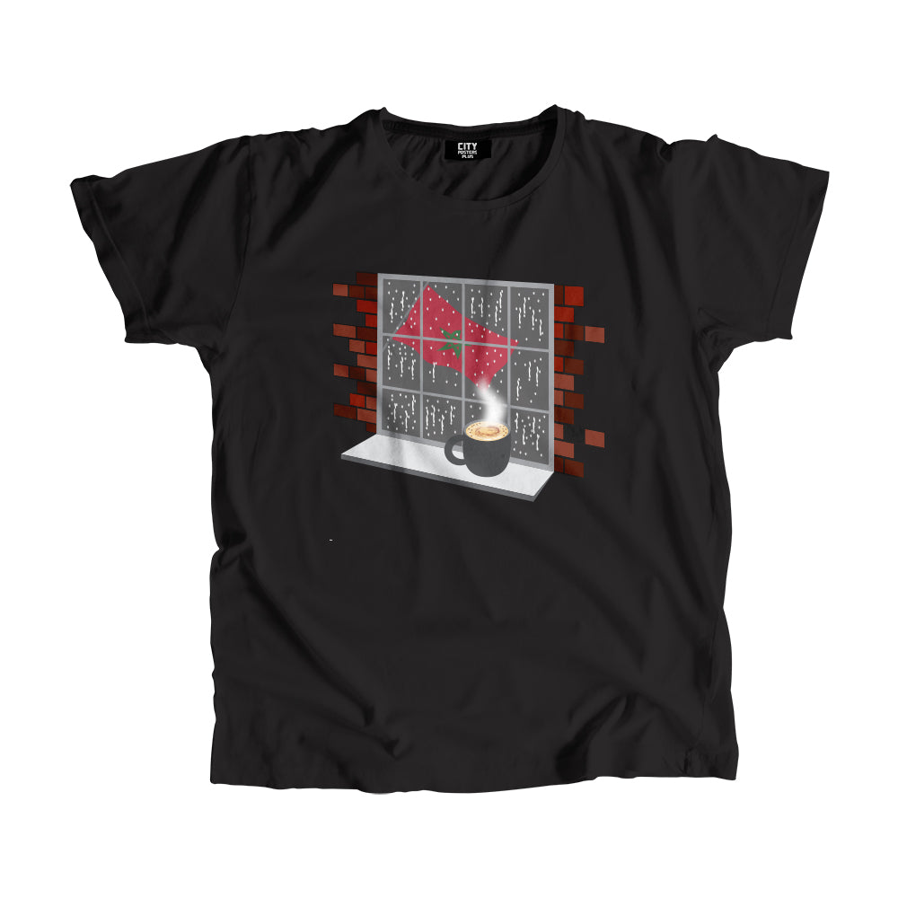 Morocco Coffee Rain Men Unisex T-Shirt