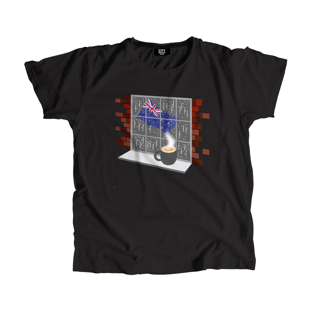 New Zealand Coffee Rain Men Unisex T-Shirt