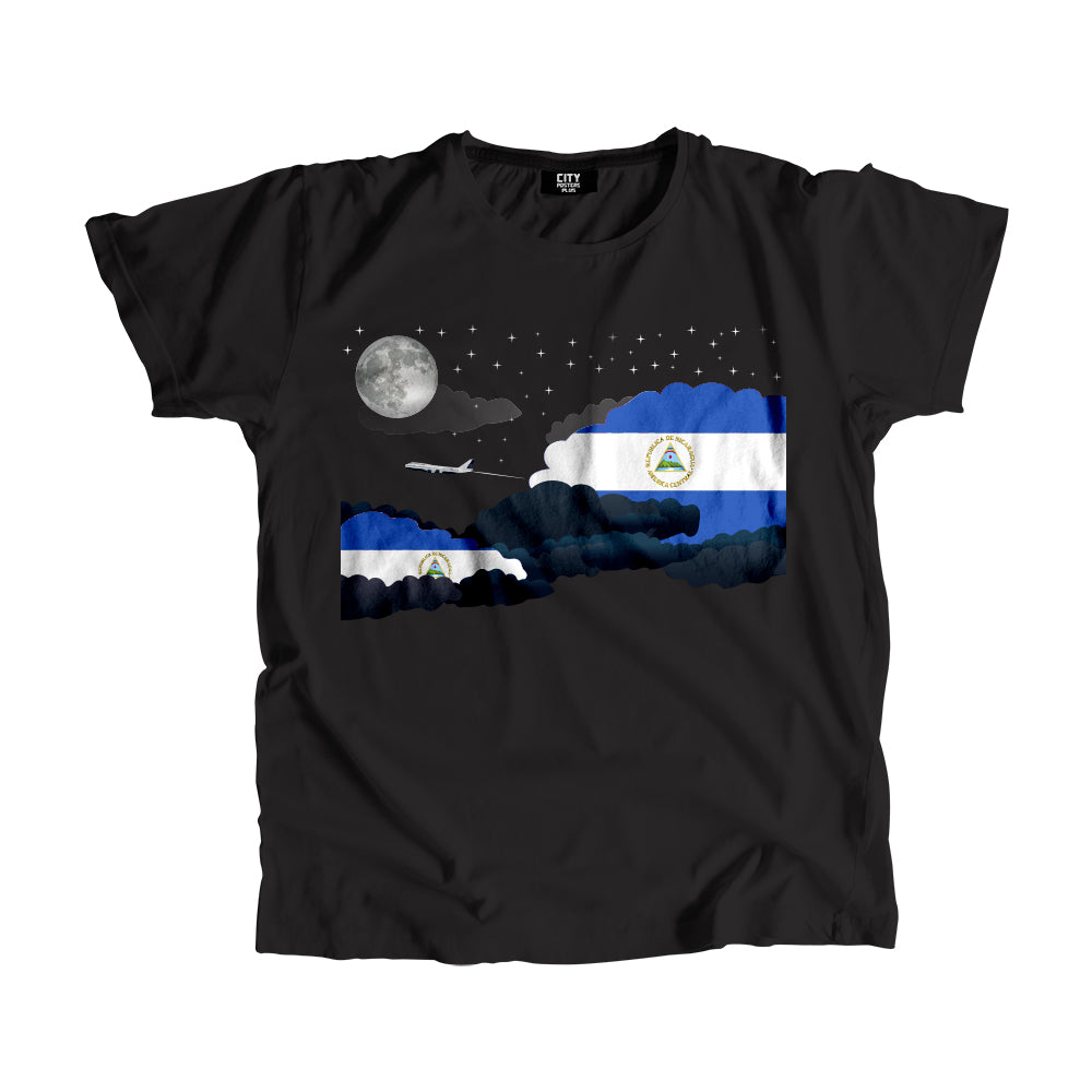 Nicaragua Night Clouds Men Unisex T-Shirt